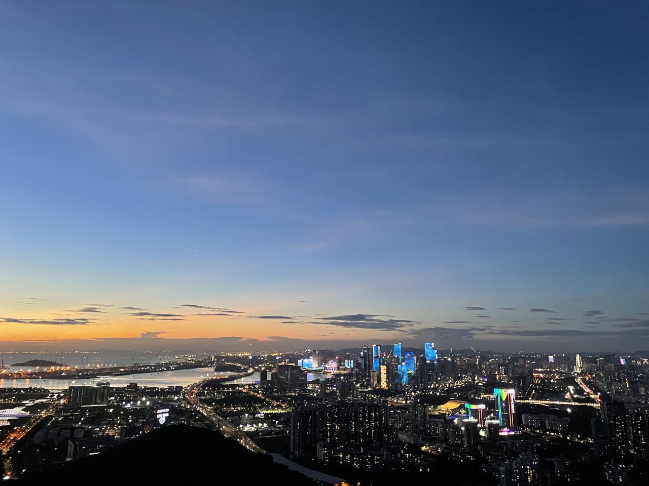 Night view from Nanshan